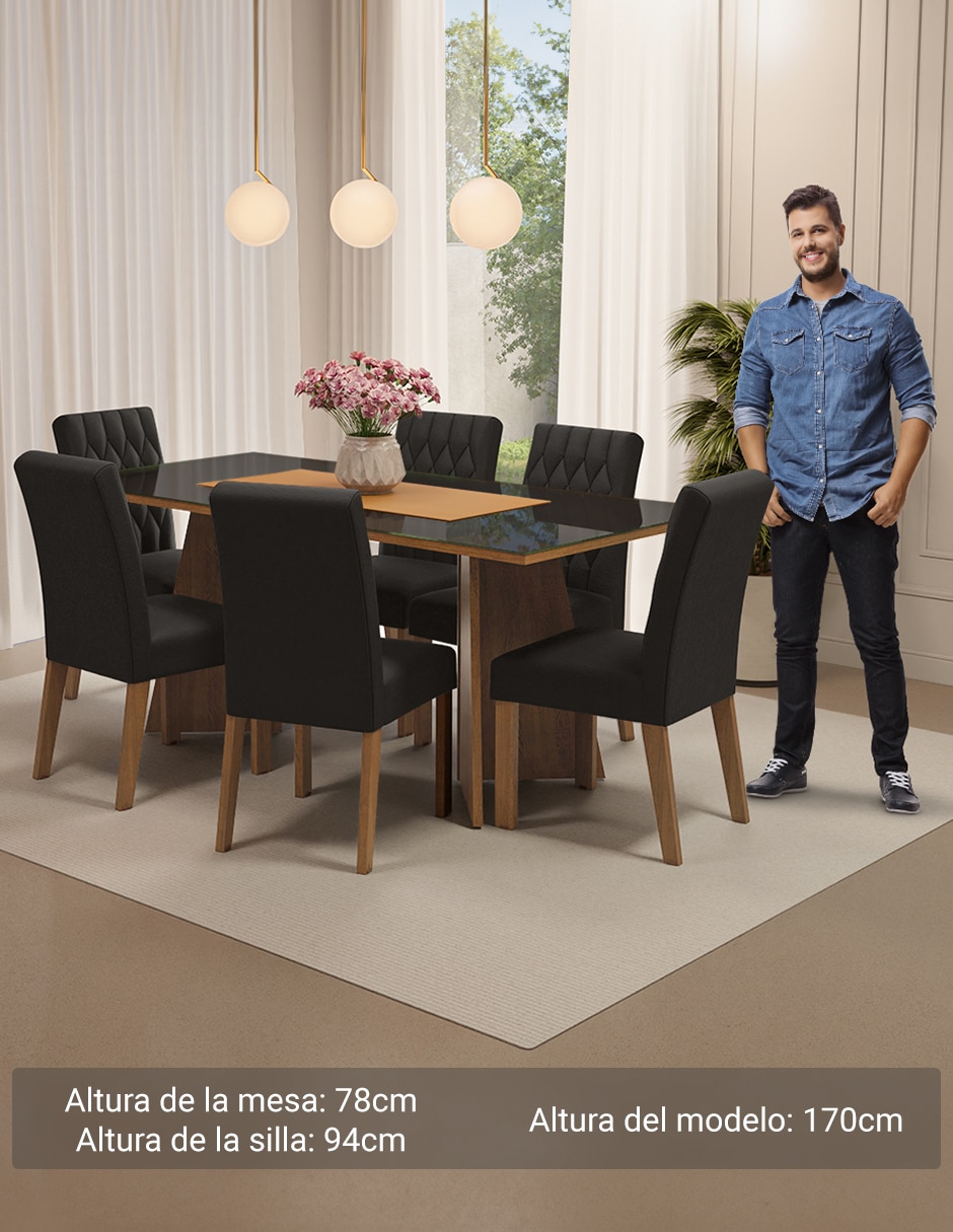 Comedor marissa para 6 personas 5