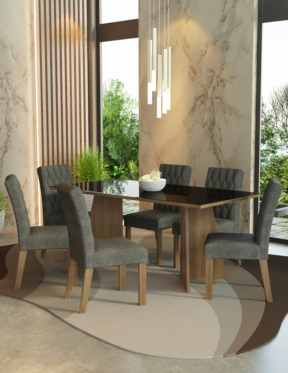 Comedor marissa para 6 personas 8