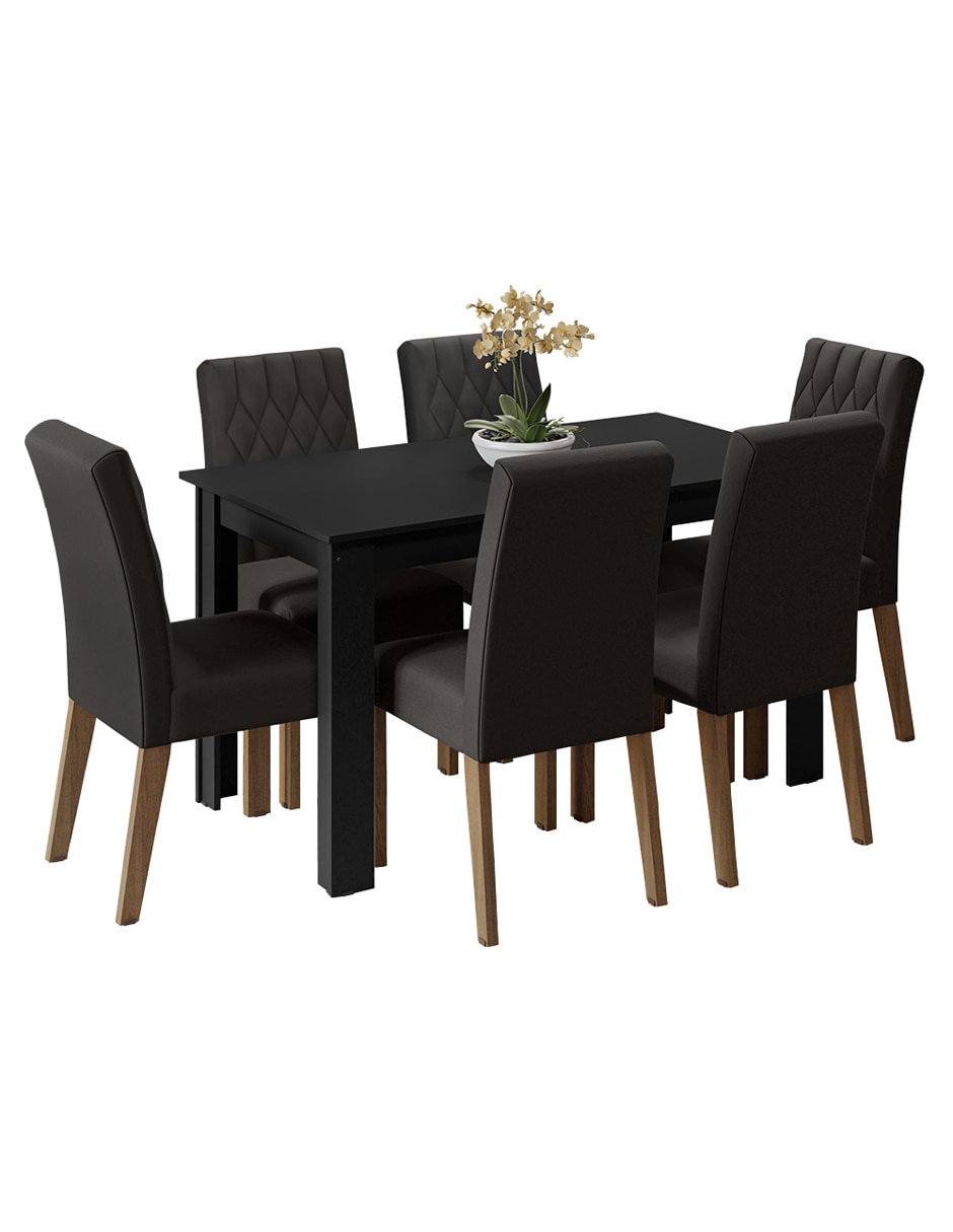 Comedor Allegro Madesa para 6 personas