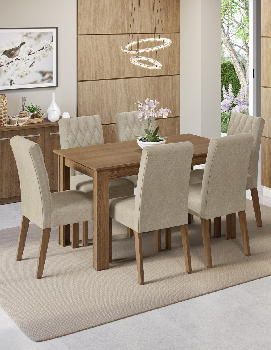 Comedor allegro para 6 personas