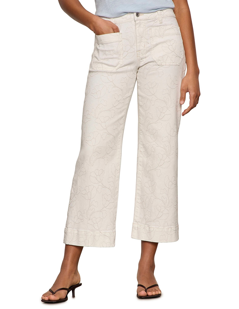 Jeans capri relajado para mujer Jeans capri relajado para mujer