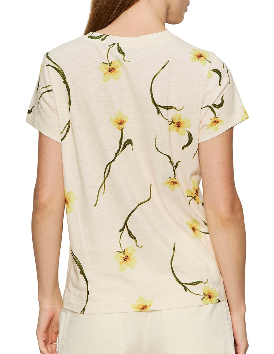 Playera manga corta Sanctuary cuello redondo para mujer