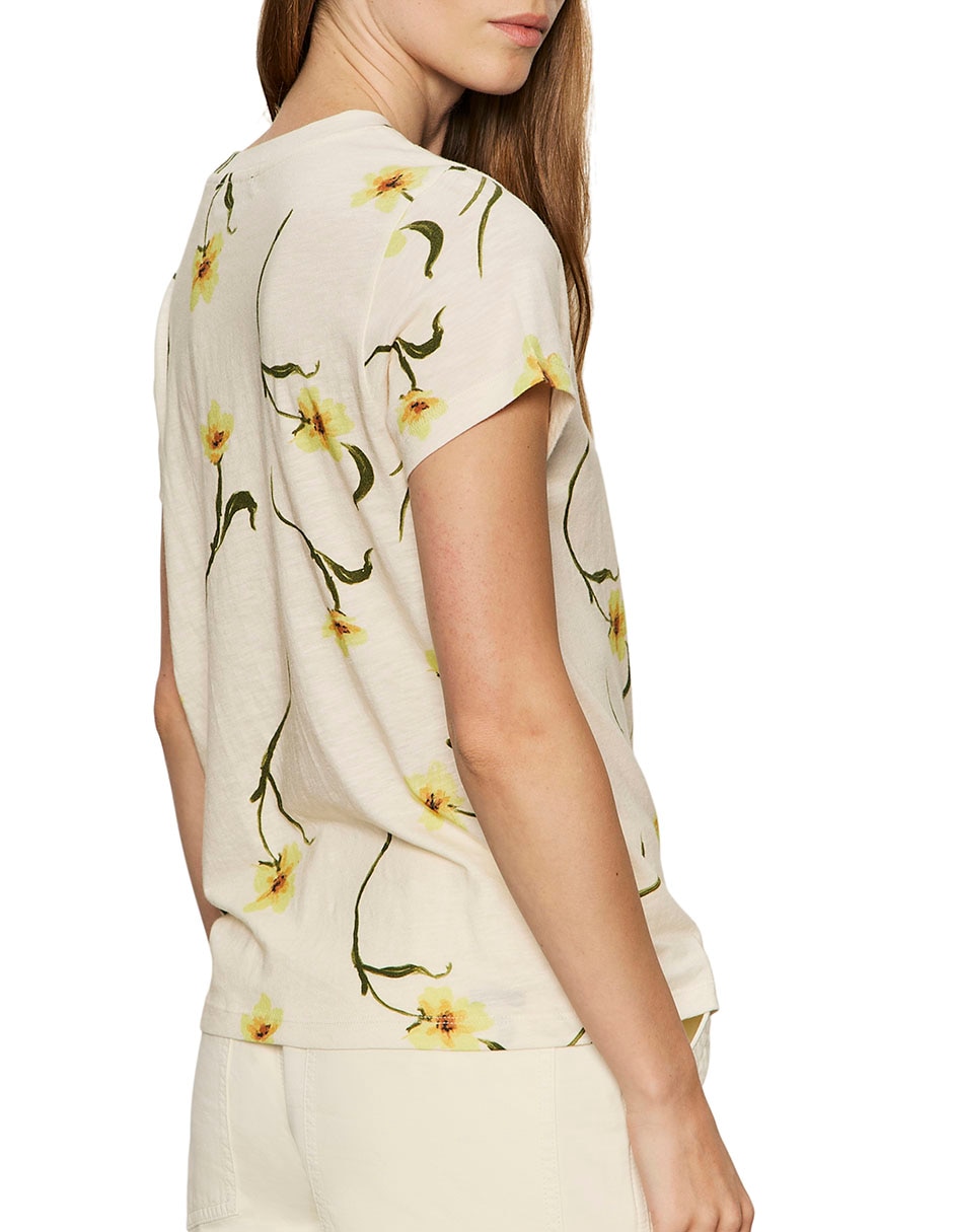 Playera manga corta Sanctuary cuello redondo para mujer