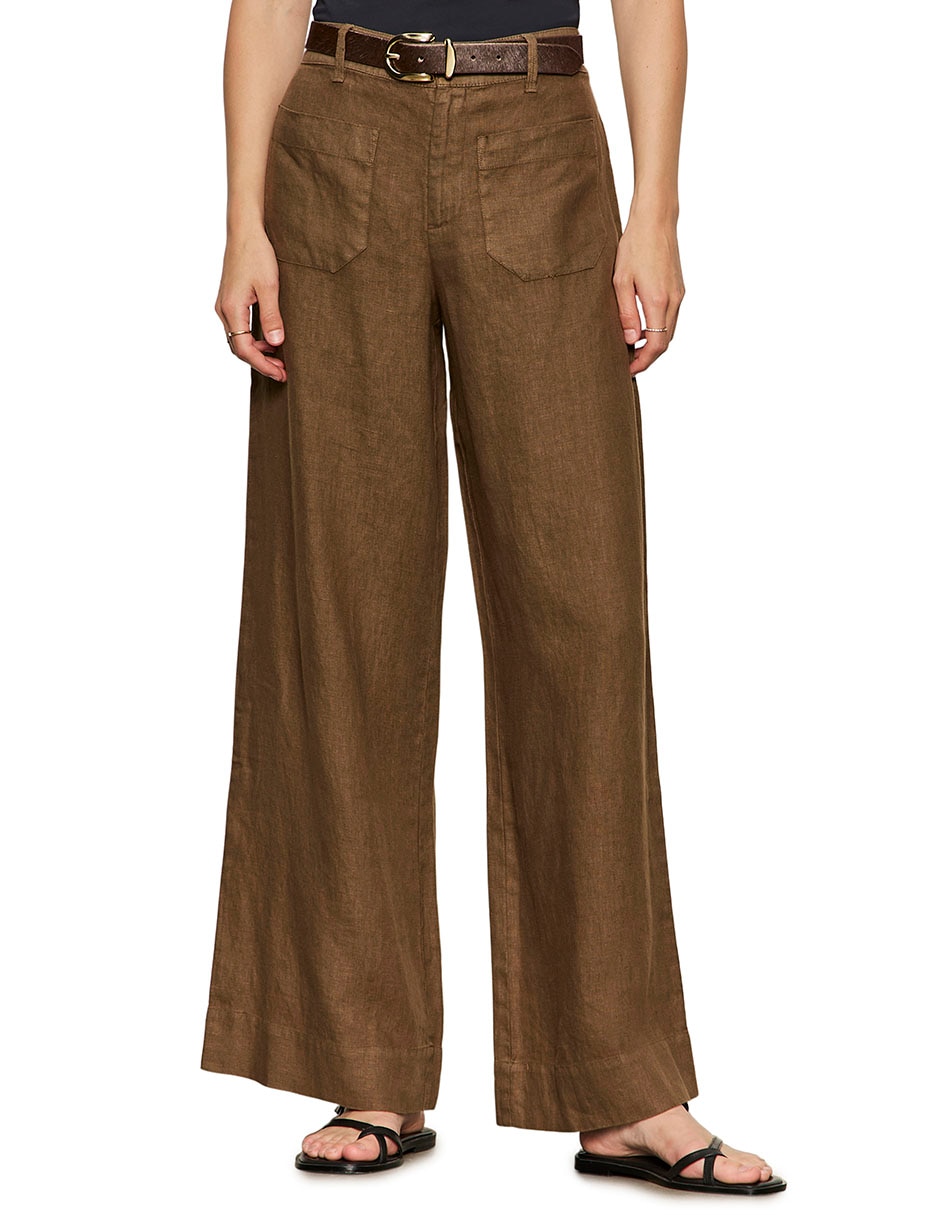 Pantalón relaxed wide leg para mujer 1