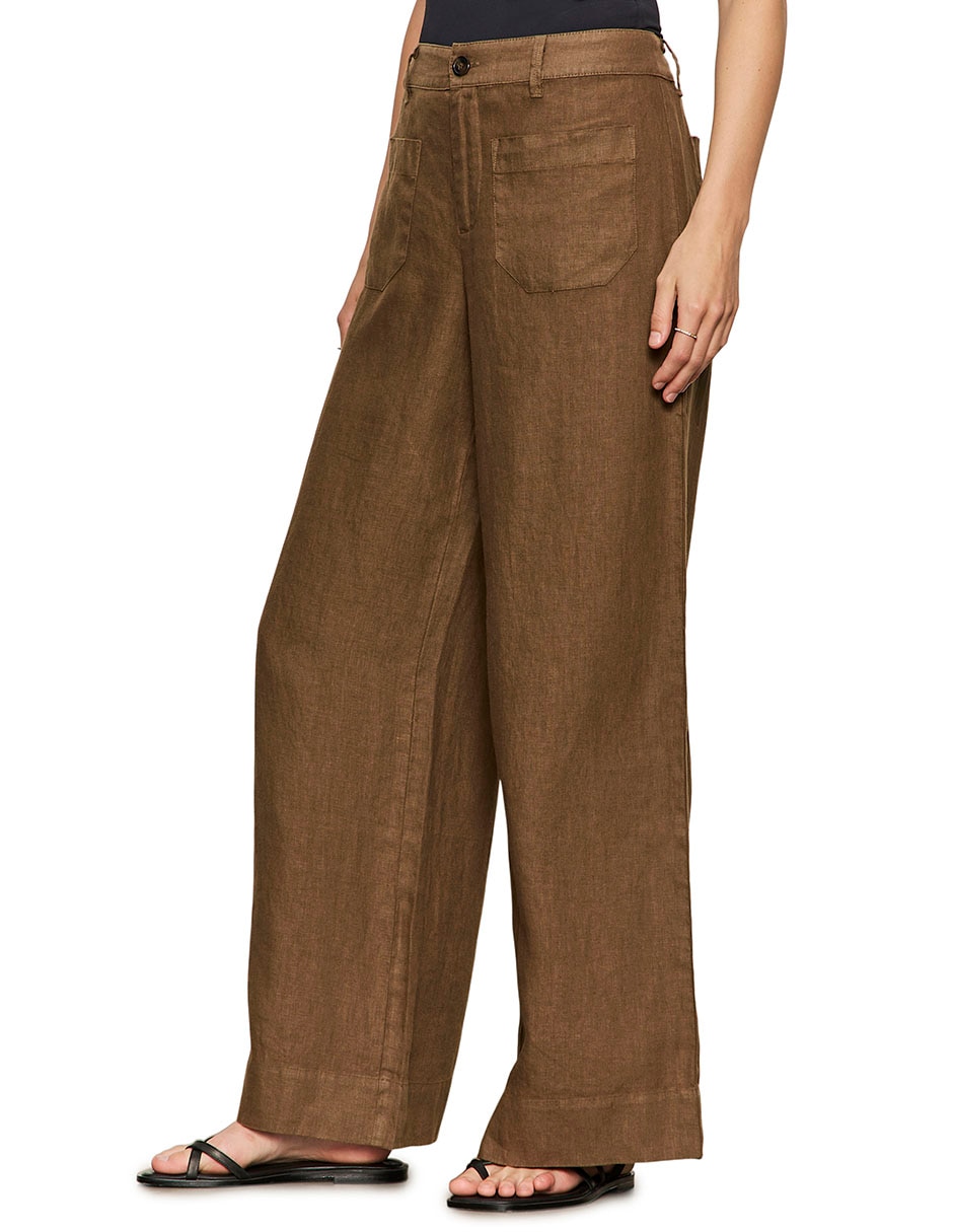 Pantalón relaxed wide leg para mujer 8