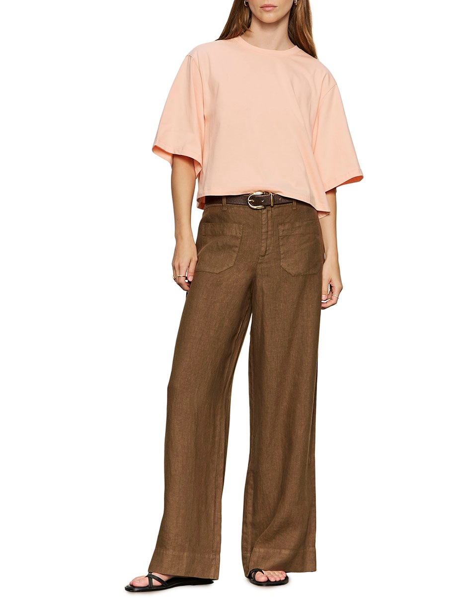 Pantalón relaxed wide leg para mujer 11