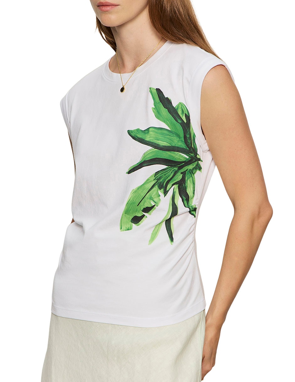 Playera manga corta Sanctuary cuello redondo para mujer