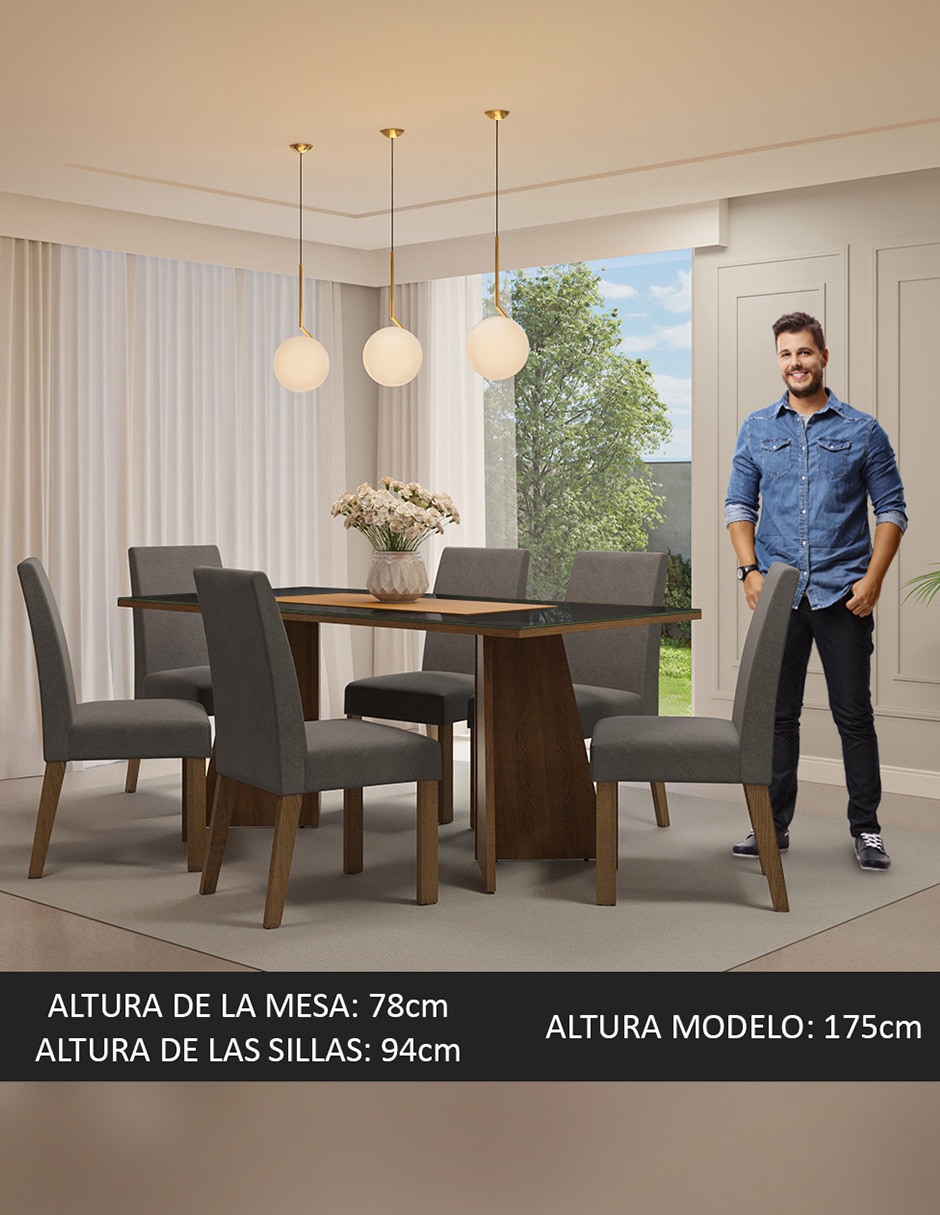 Comedor valerie para 6 personas