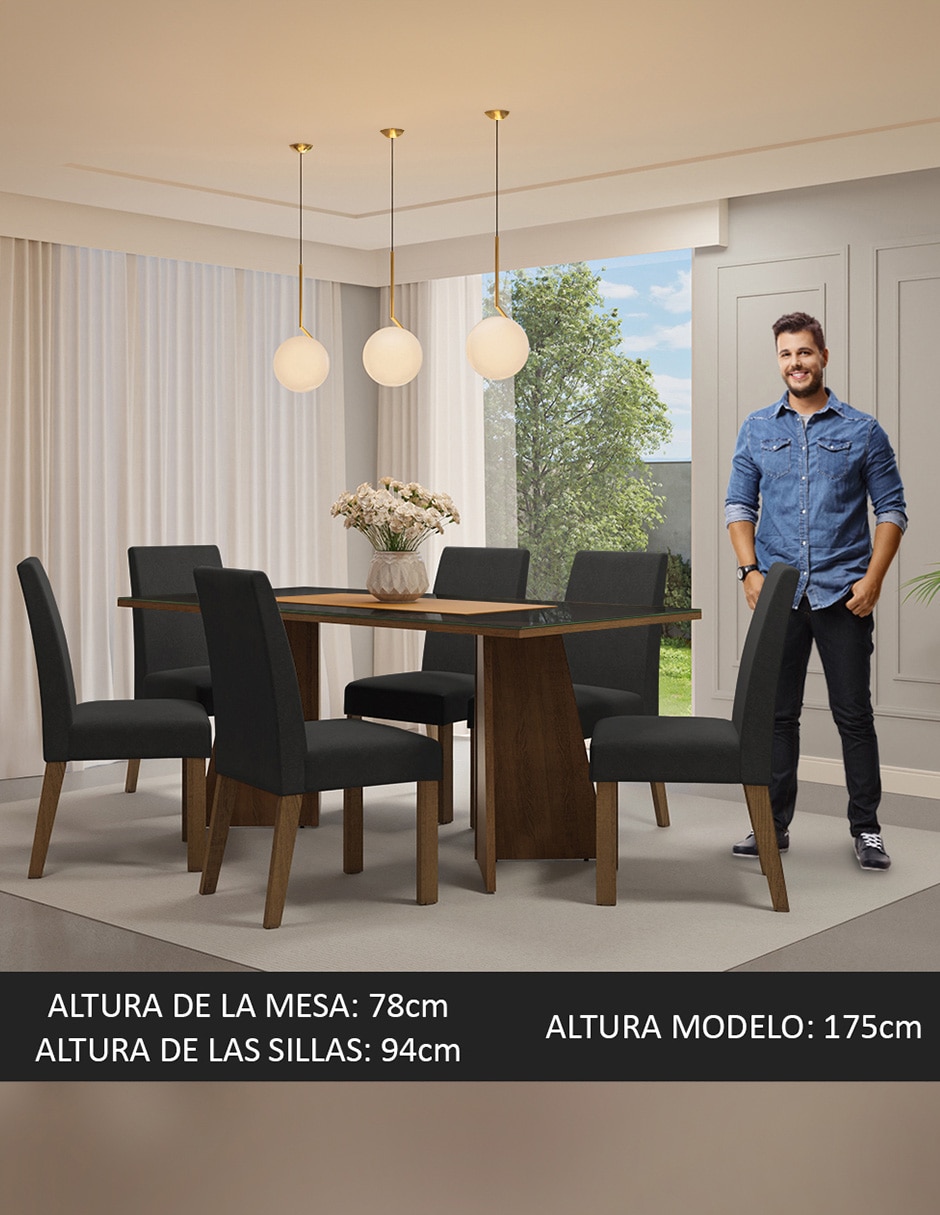 Comedor valerie para 6 personas