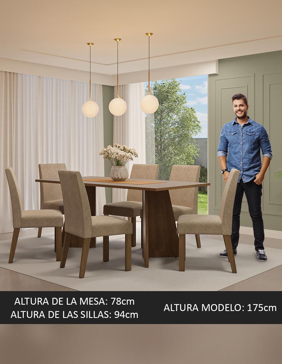 Comedor simone para 6 personas 11