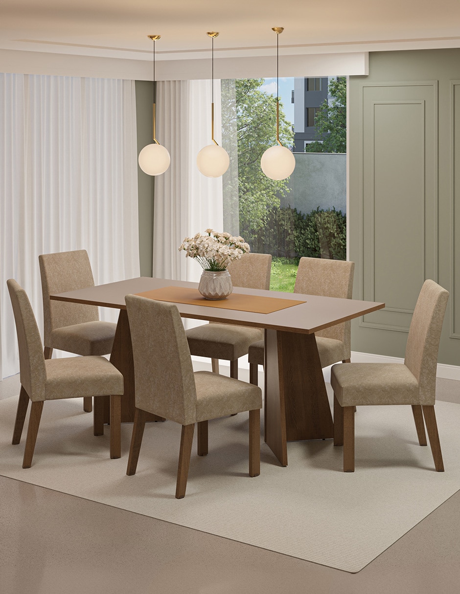 Comedor Simone para 6 personas