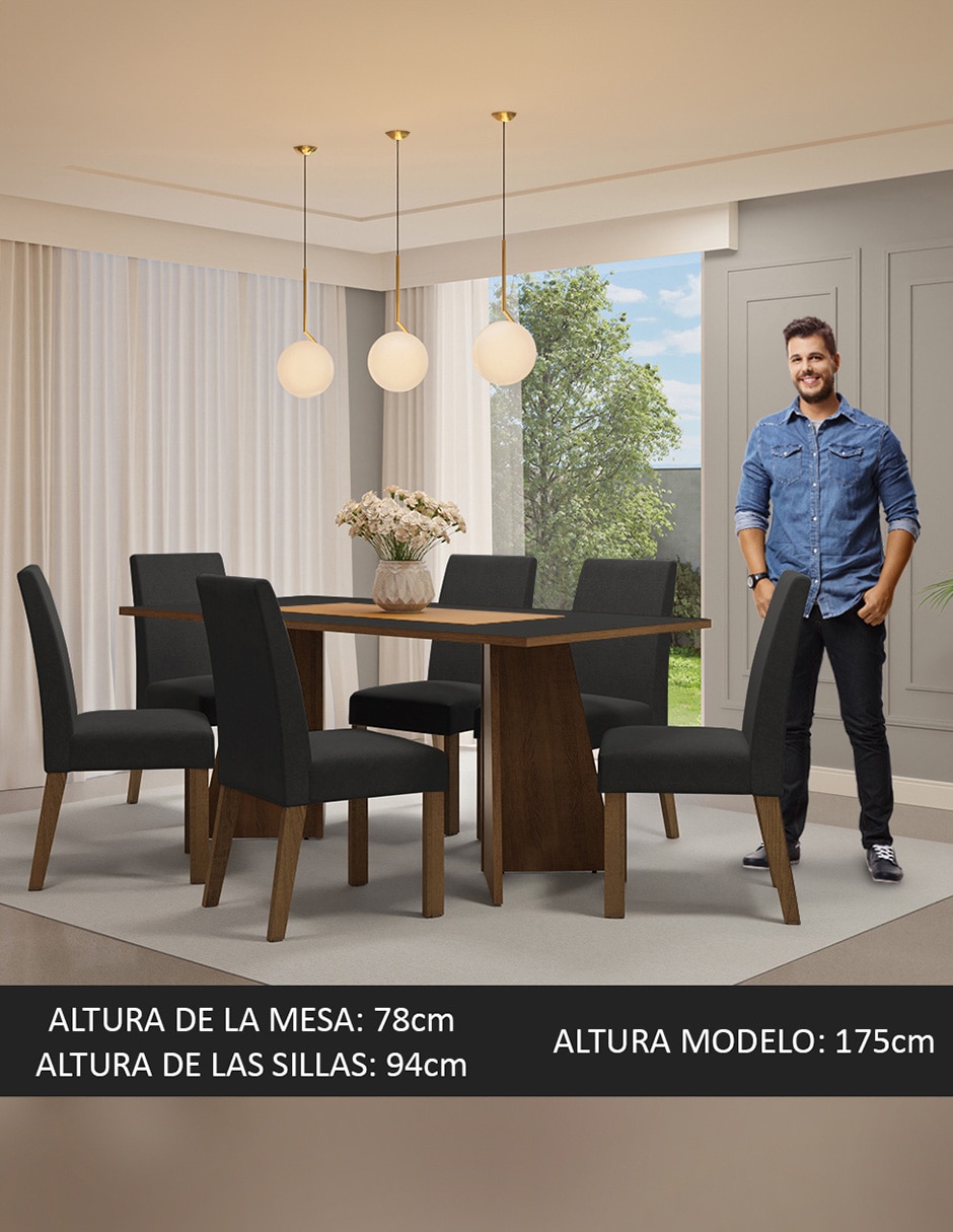 Comedor simone para 6 personas 4