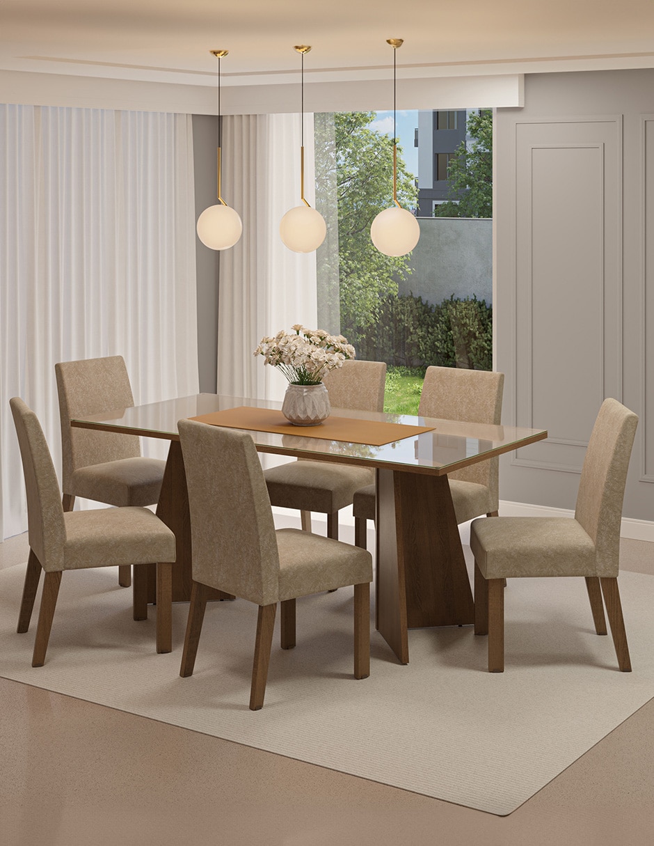 Comedor valerie para 6 personas 8