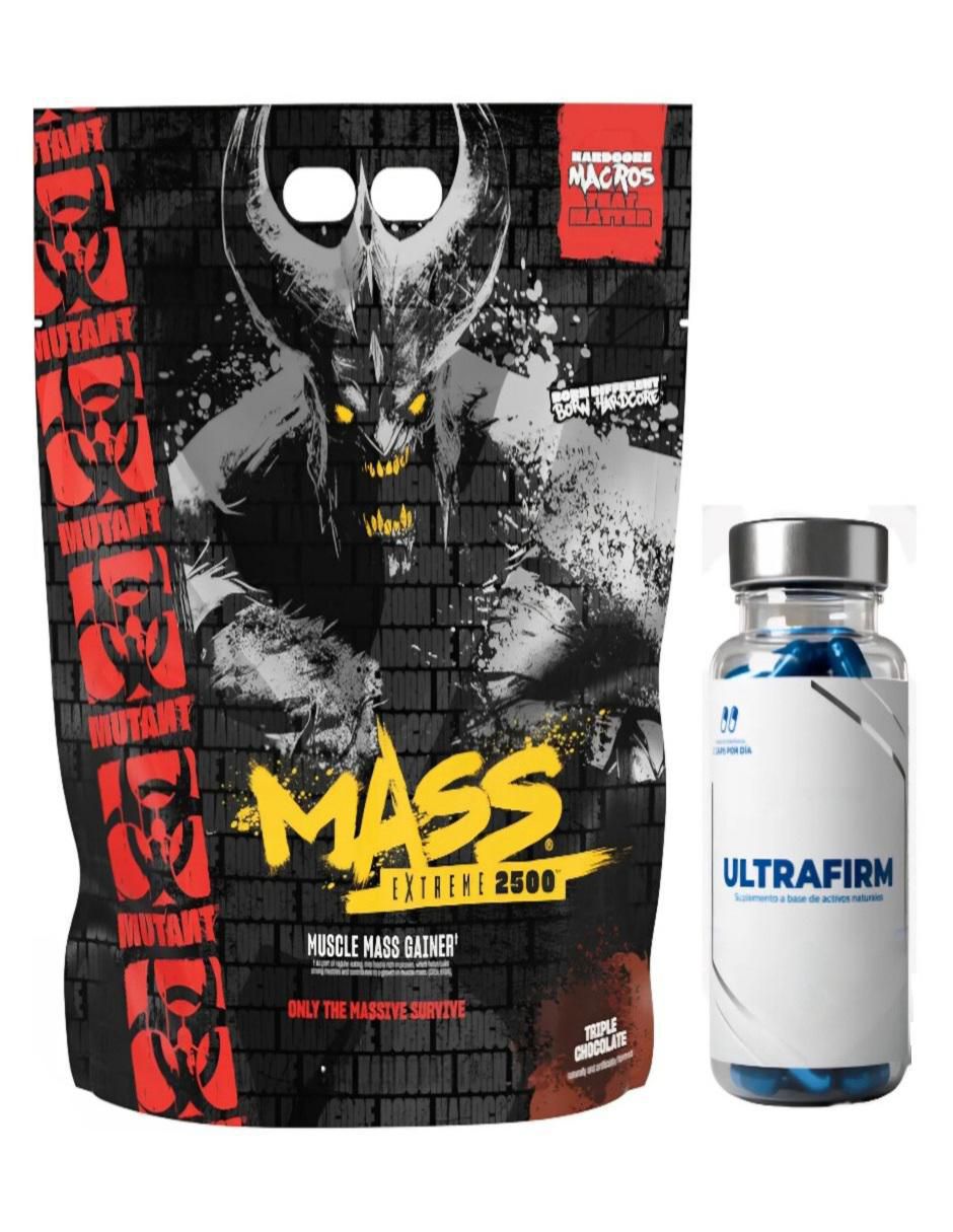 Proteina ant mass constructor de musculo xxxtreme 2500 "con" proteína de suero de leche "sabor" chocolate "de" 2 kg 1