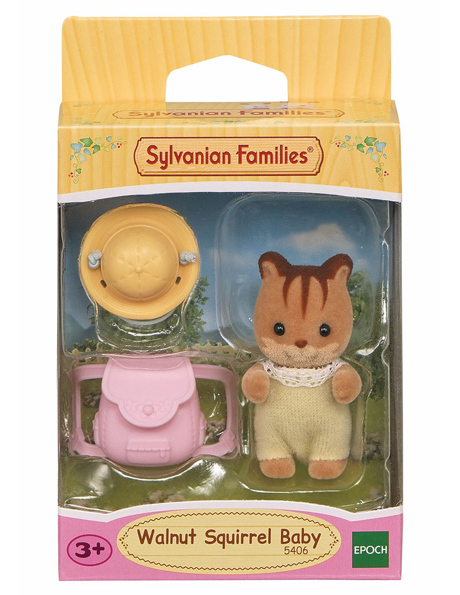 Bebé ardilla de la nuez sylvanian families