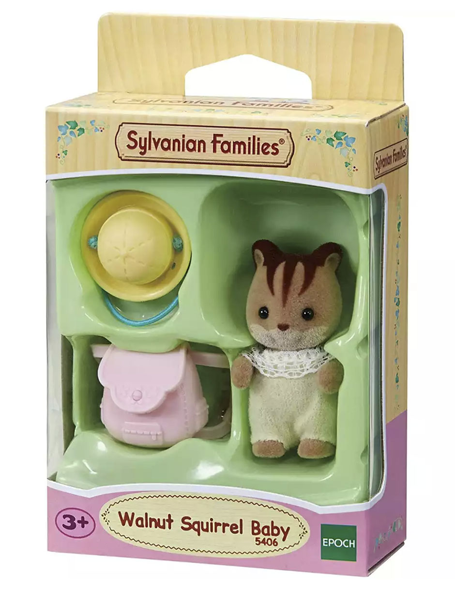 Bebé ardilla de la nuez sylvanian families