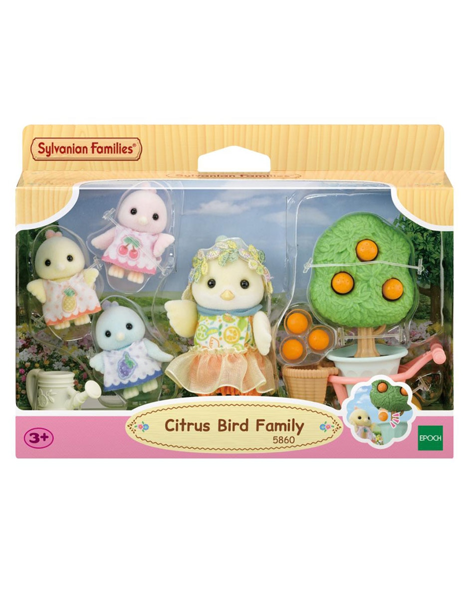 Familia pájaro cítrico sylvanian families
