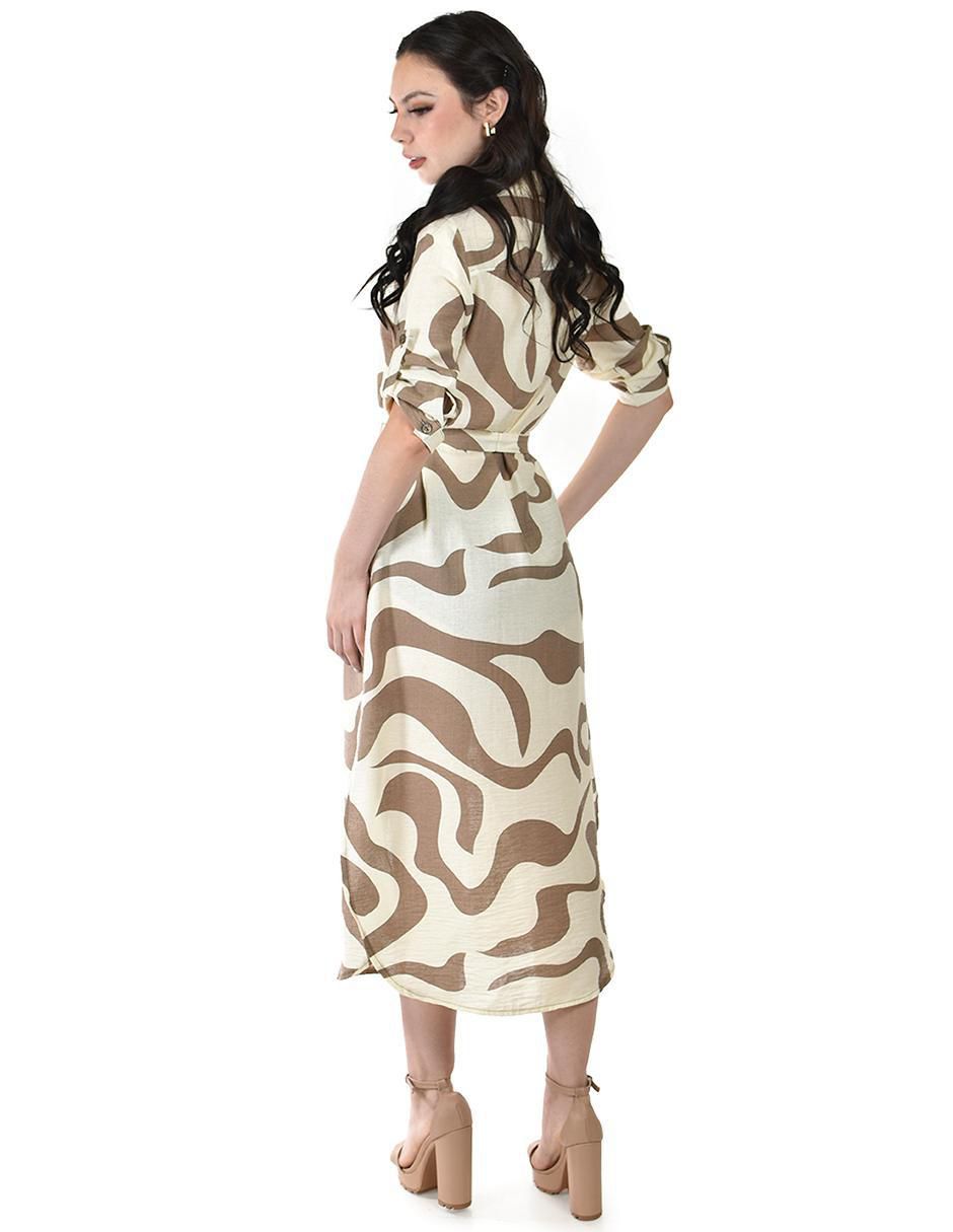 Vestido midi casual para mujer