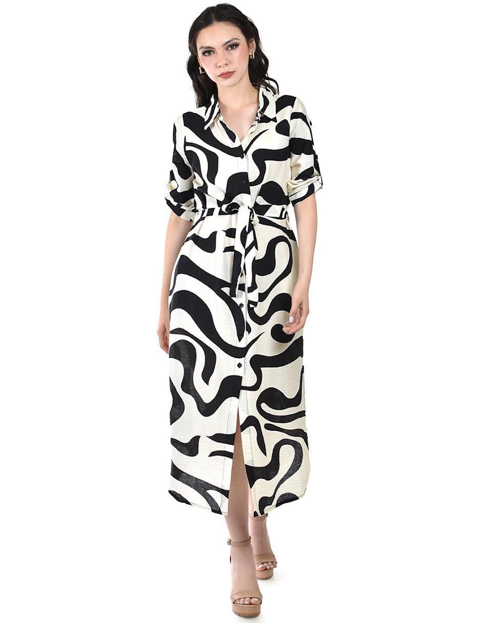 Vestido midi casual para mujer