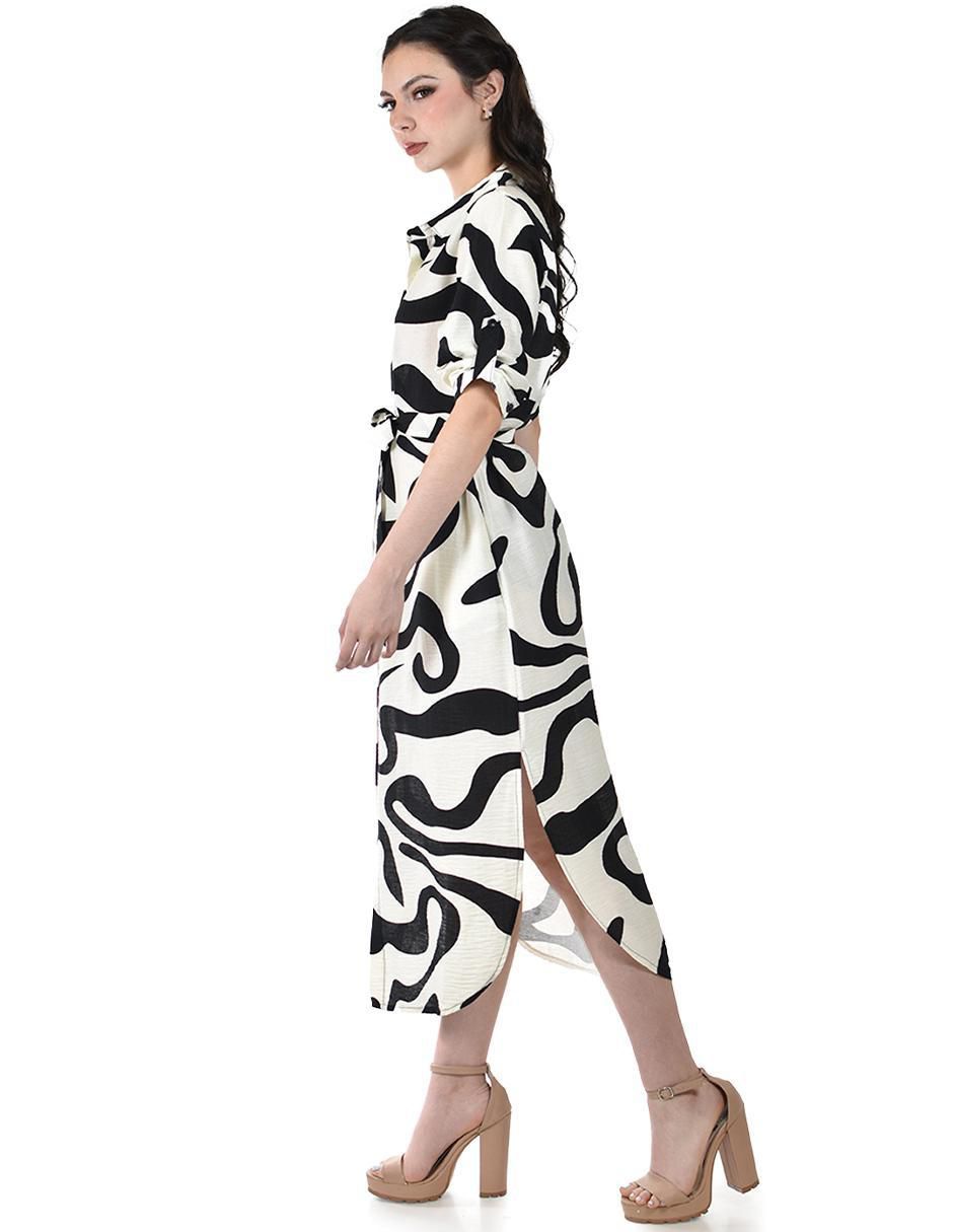 Vestido midi casual para mujer