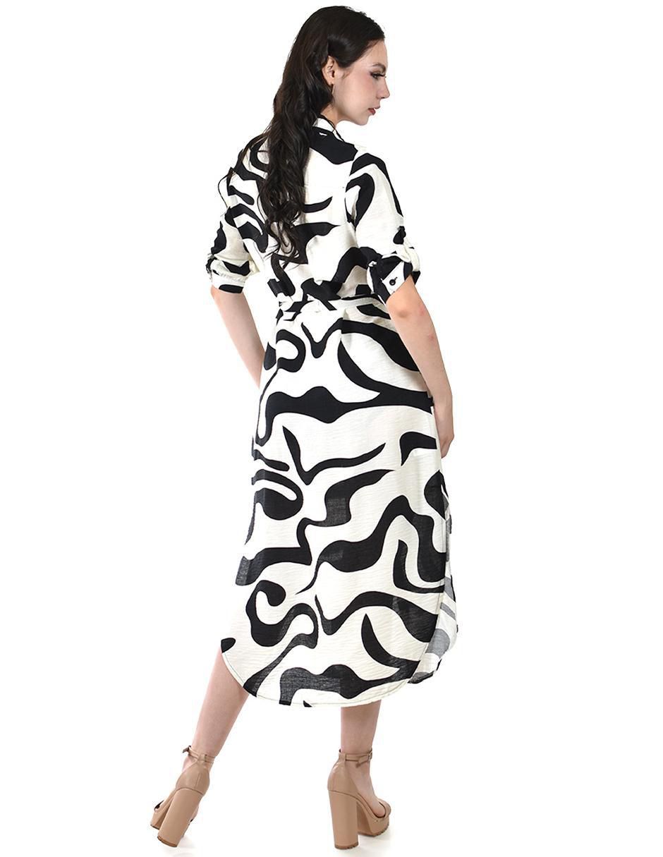 Vestido midi casual para mujer