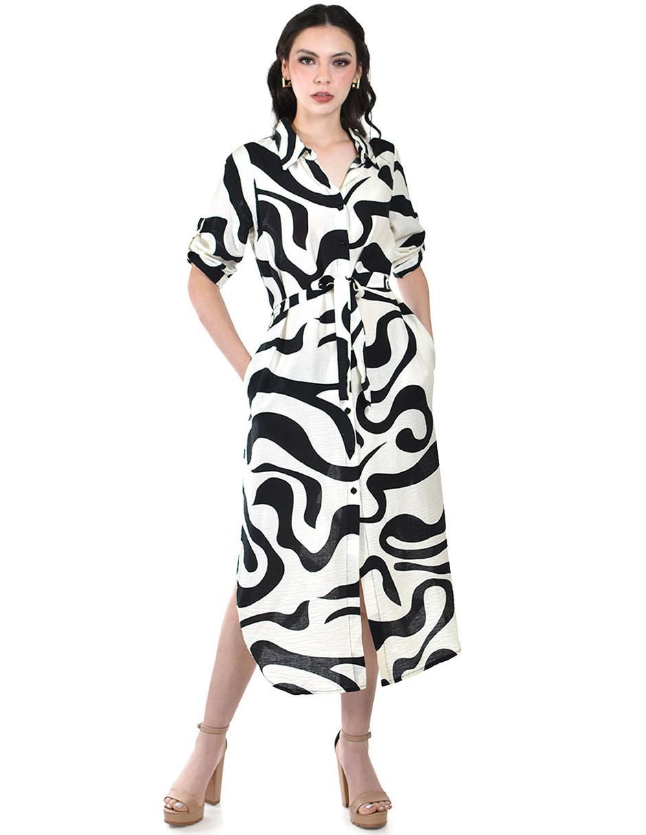 Vestido midi casual para mujer