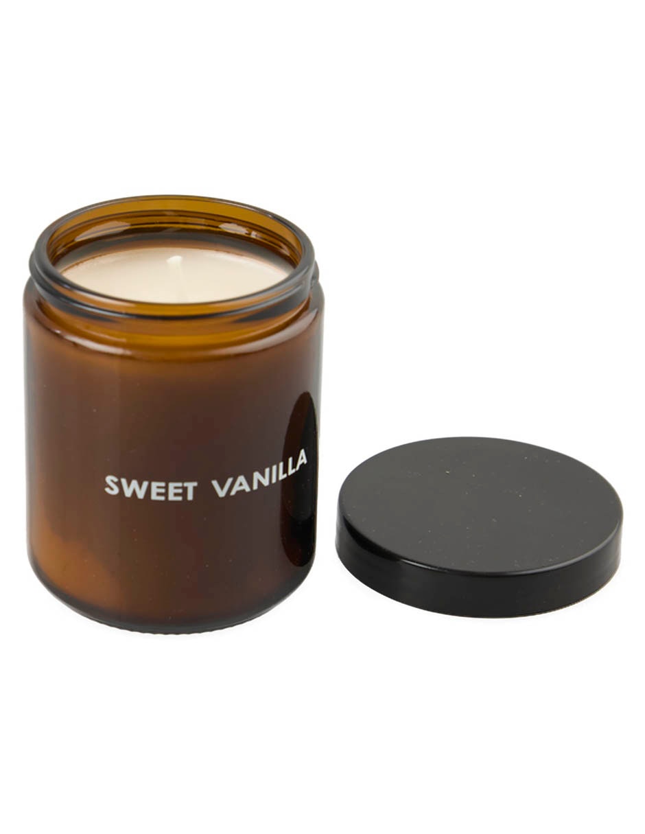 Vela aromática ámbar aroma vainilla 4