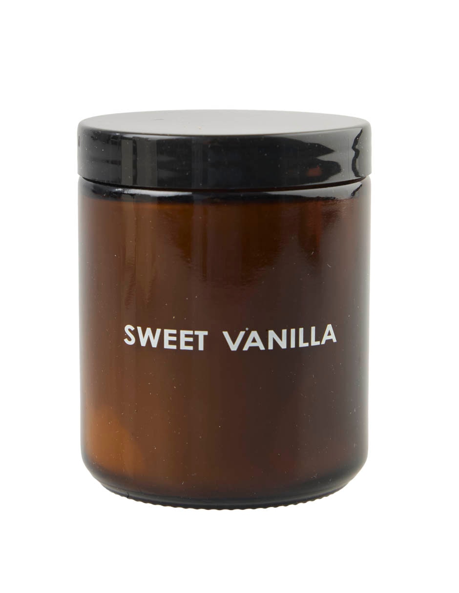 Vela aromática ámbar aroma vainilla