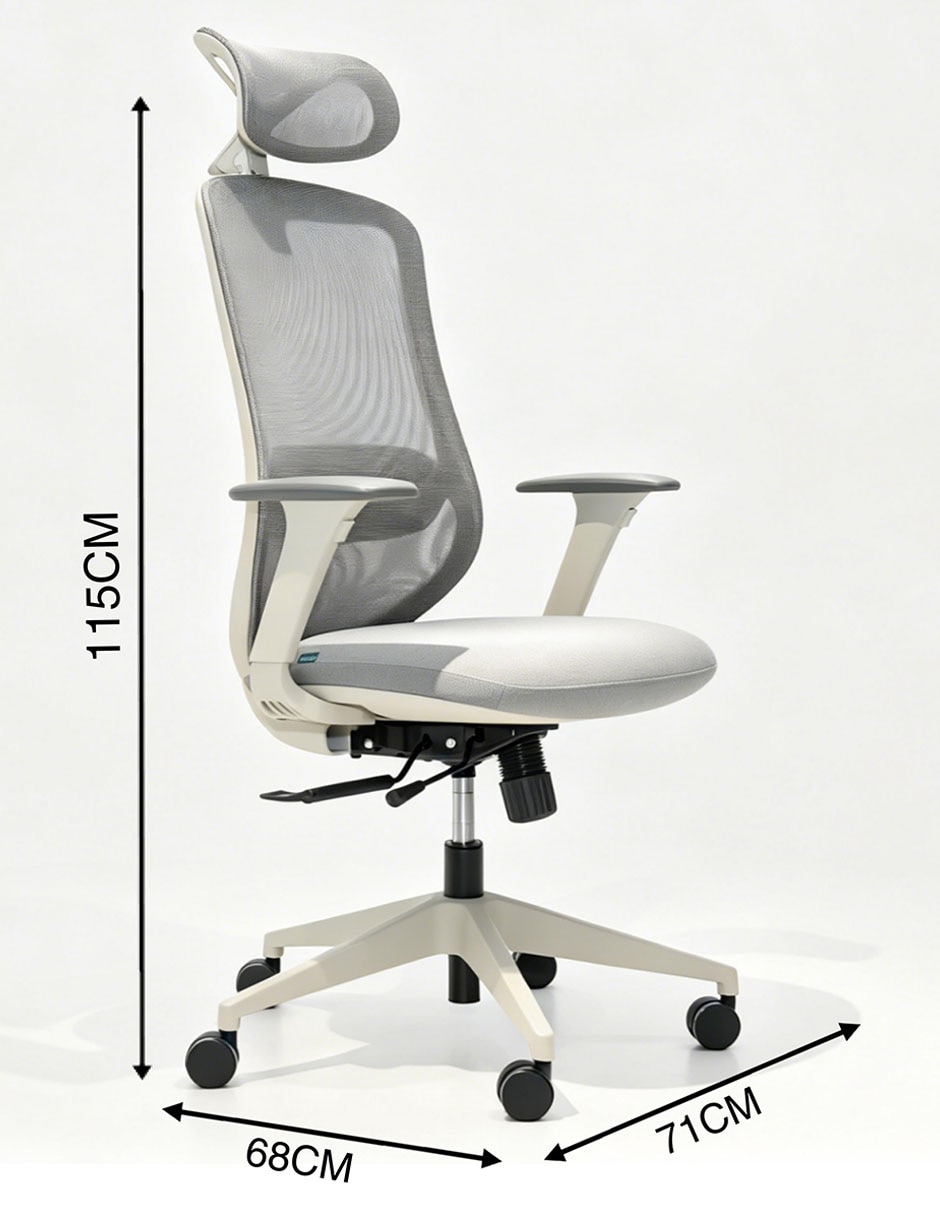 SILLA DE ESCRITORIO SITTA *RE*, GRIS