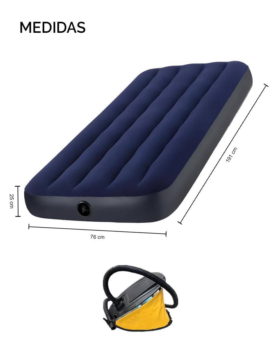 Colchón inflable AG BOX AGG-COLABPAA Pillow Top