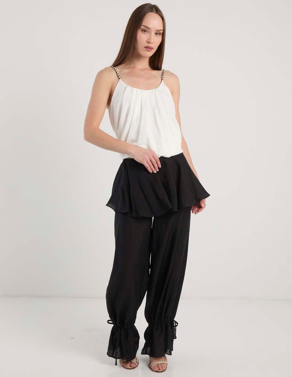 Pantalón relaxed amplio para mujer 3