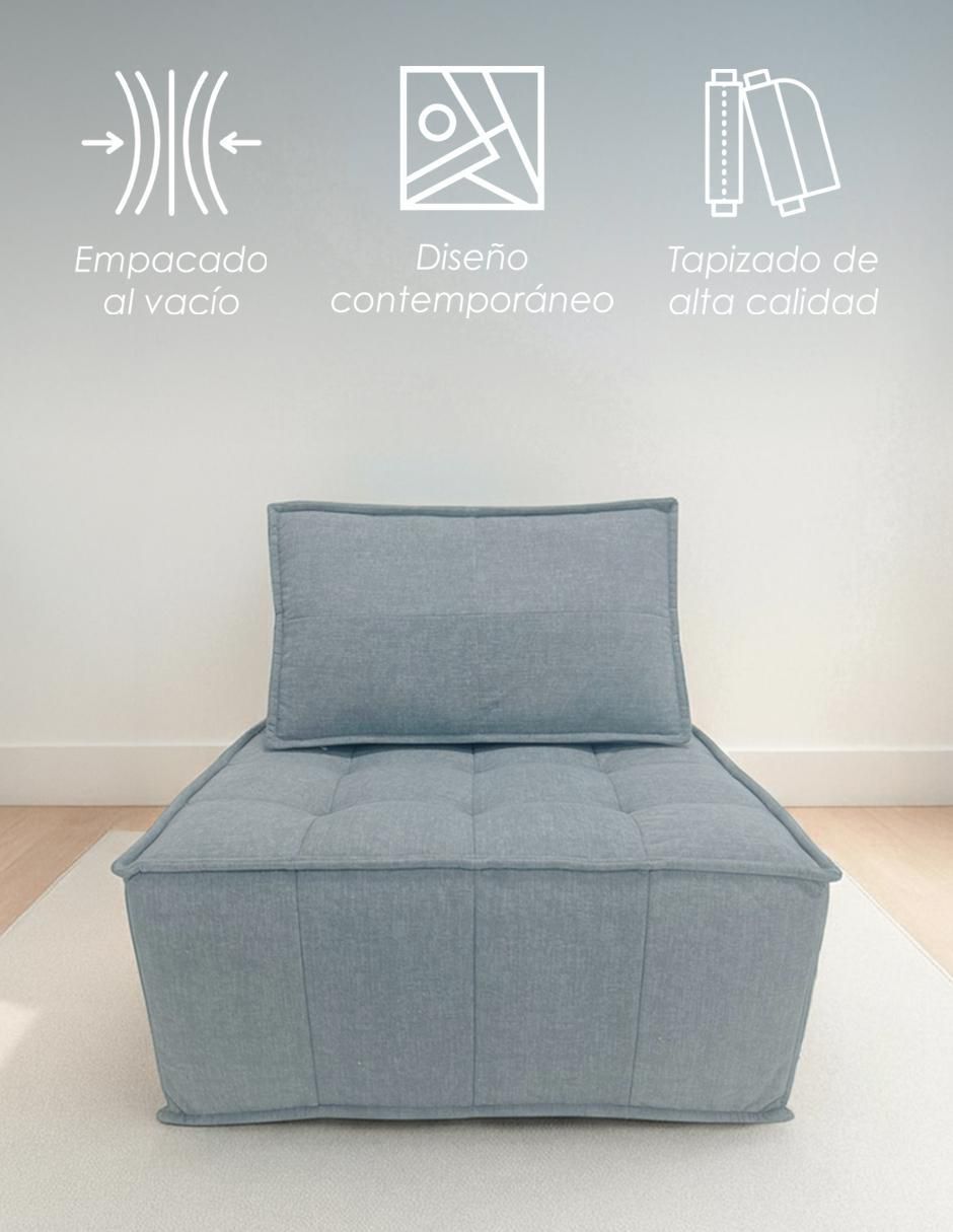 Sillón Turín de lino 2