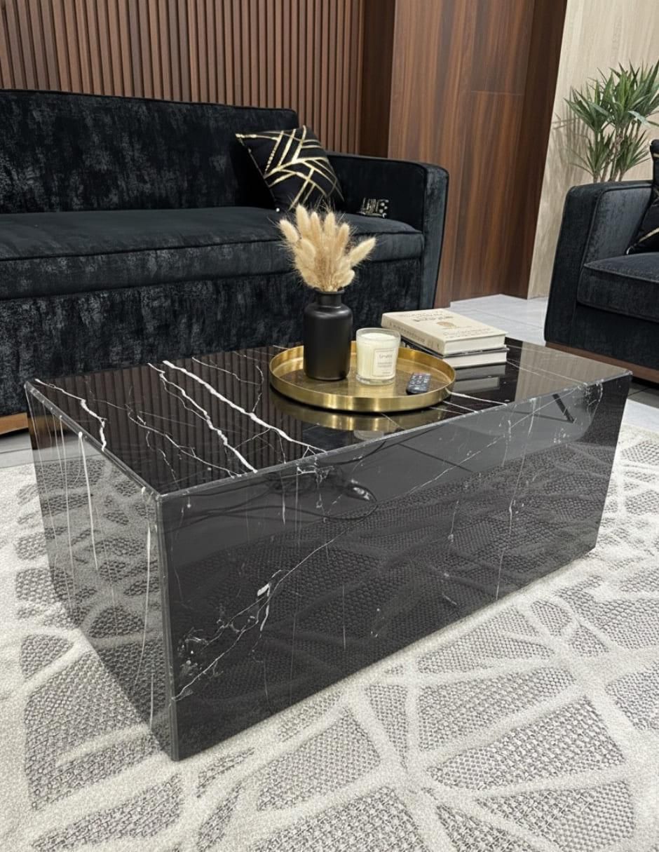 Mesa de centro de mármol