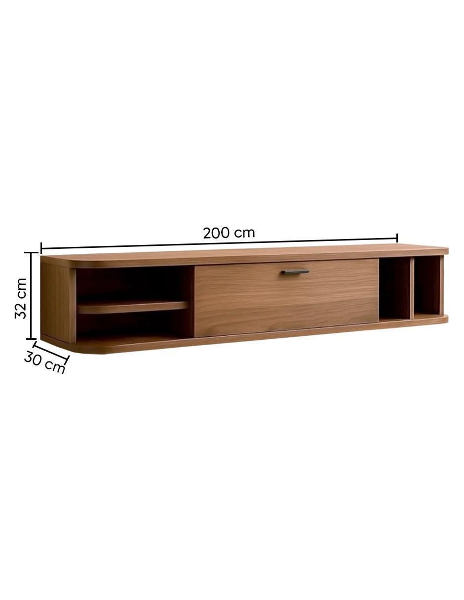 Mueble flotante para TV Baron de madera 5