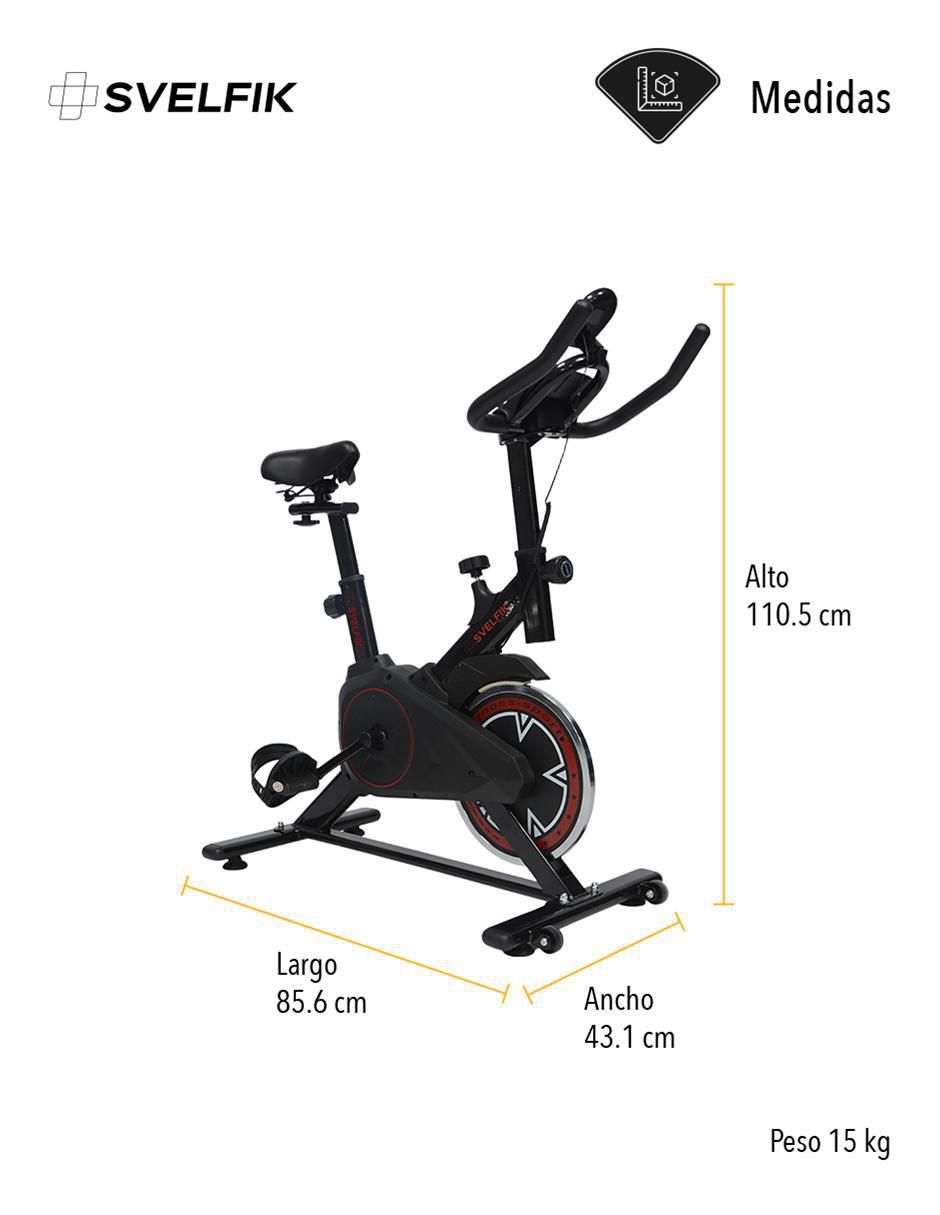 Bicicleta fija Svelfik de hierro