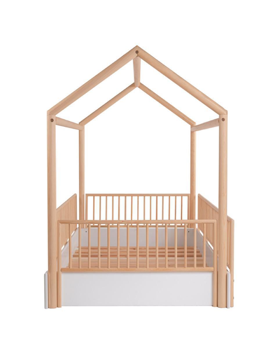 Cama Casa Cercada de mdf individual 3