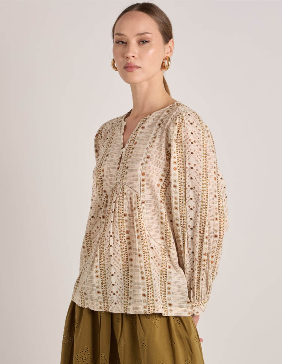 Blusa manga larga para mujer 2