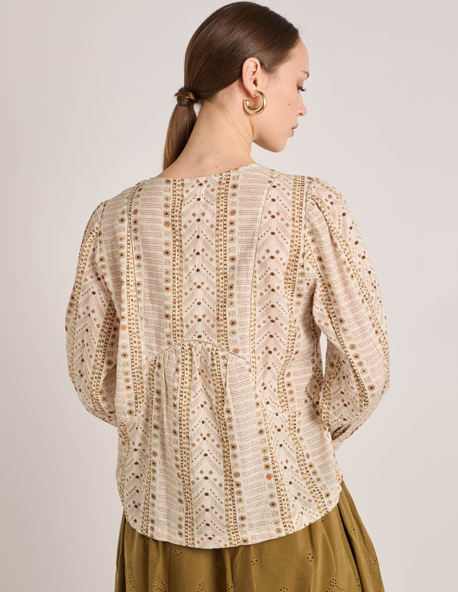 Blusa manga larga para mujer 6