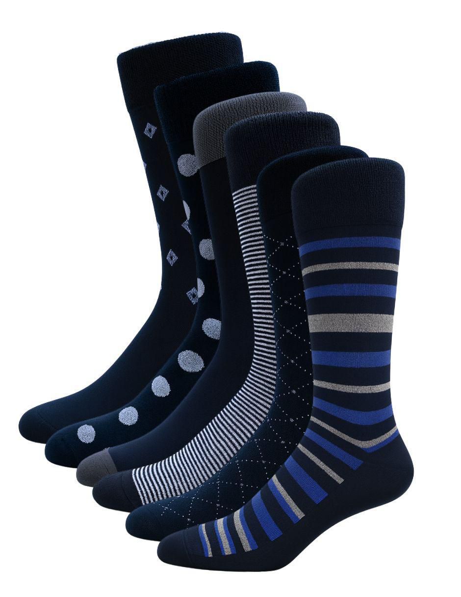 Set calcetines diabético de algodón Hombre 6 pares Set calcetines diabético de algodón Hombre 6 pares