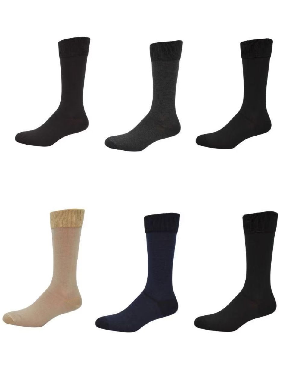 Set calcetines diabético de algodón Hombre 6 pares 4