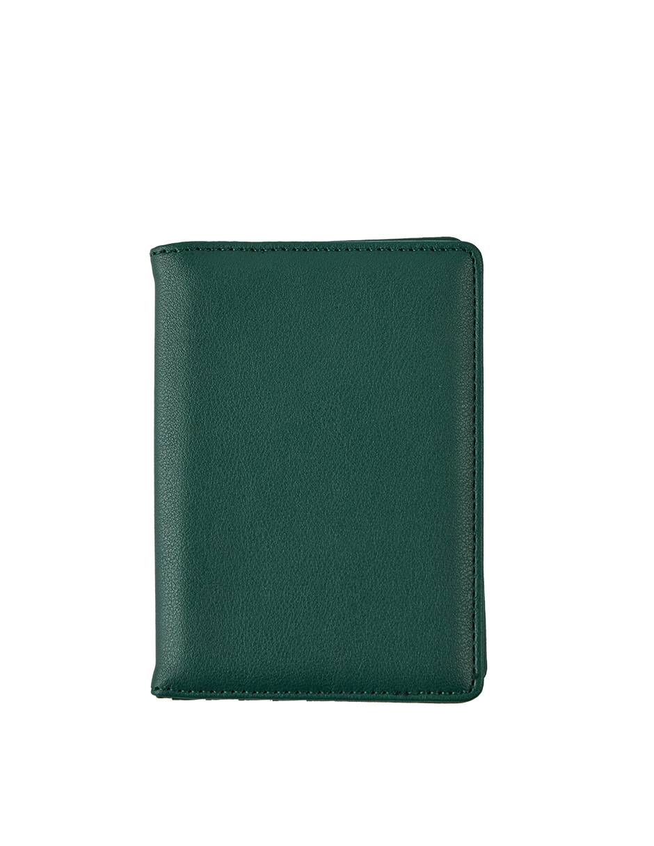 PORTA PASAPORTE MOBILIT, VERDE OBSCURO