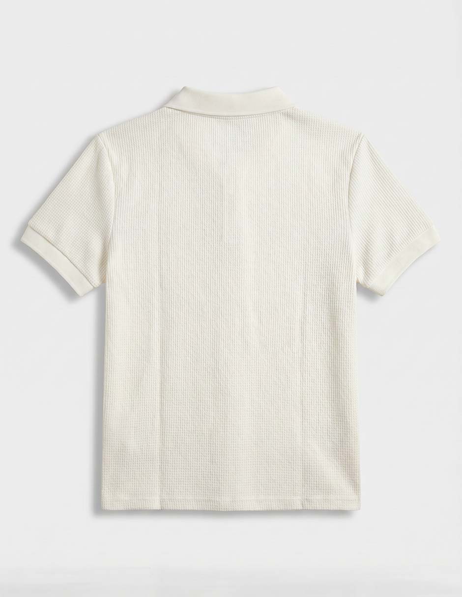 Playera tipo polo de algodón para niño 3