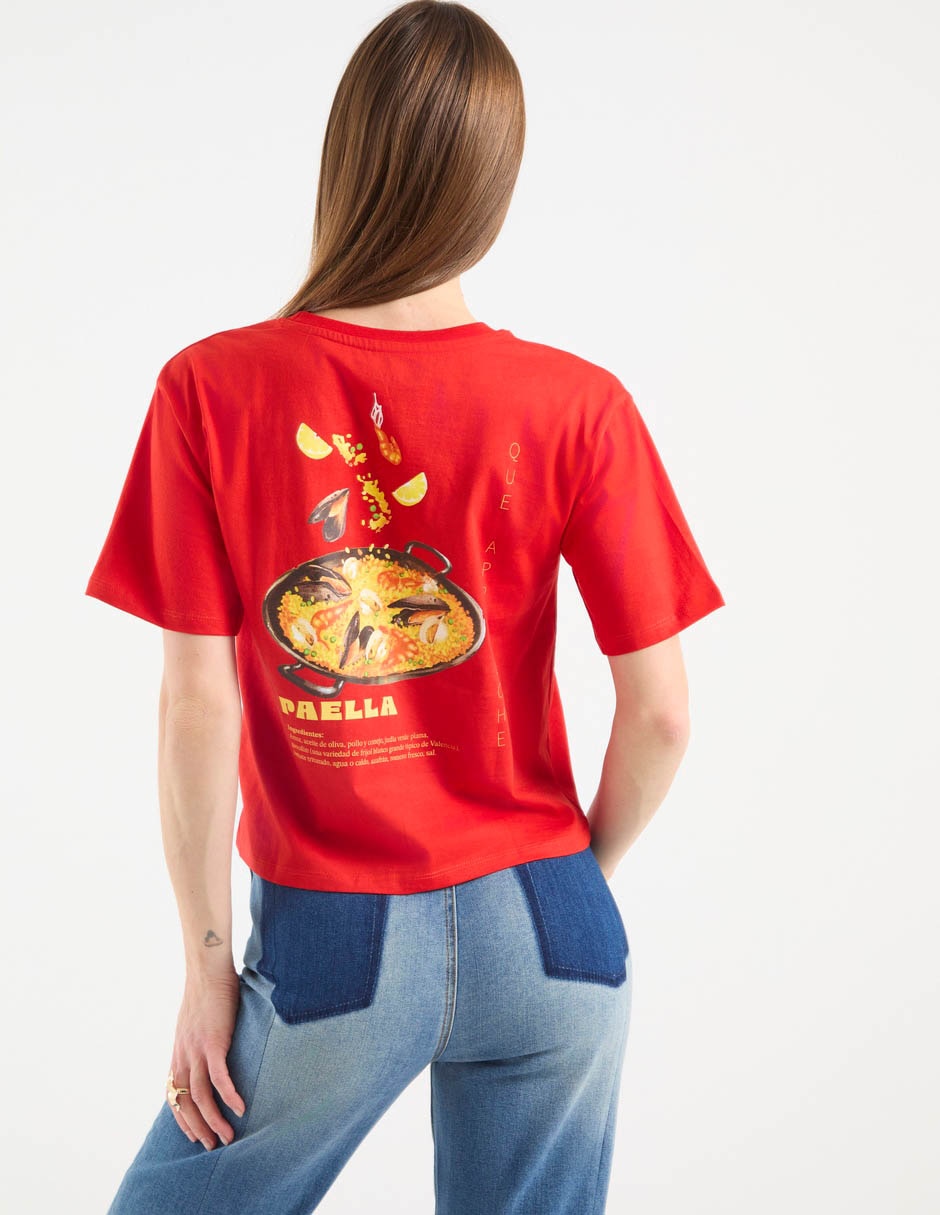 Playera Manga Corta Cuello Redondo Para Mujer 6