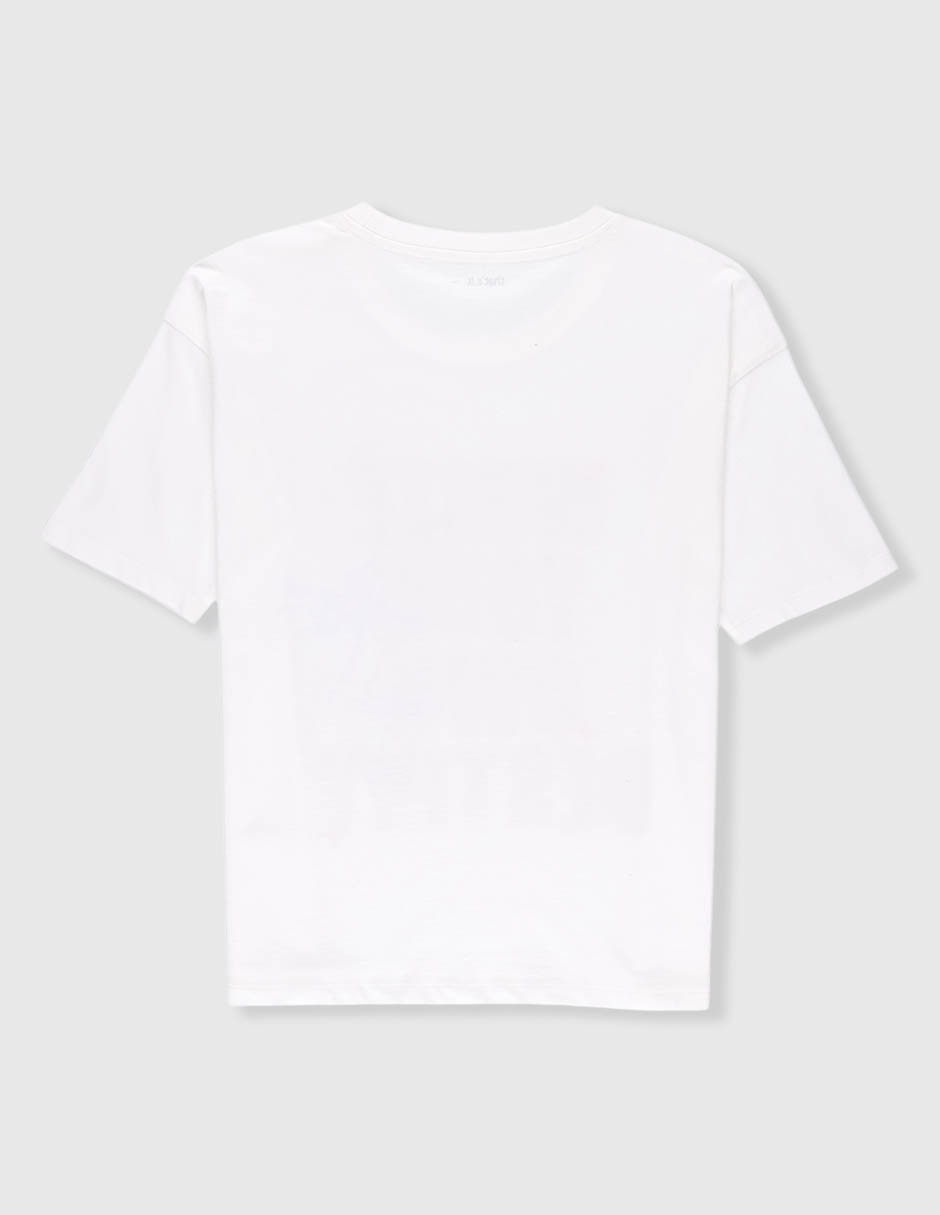 Playera manga corta para niña