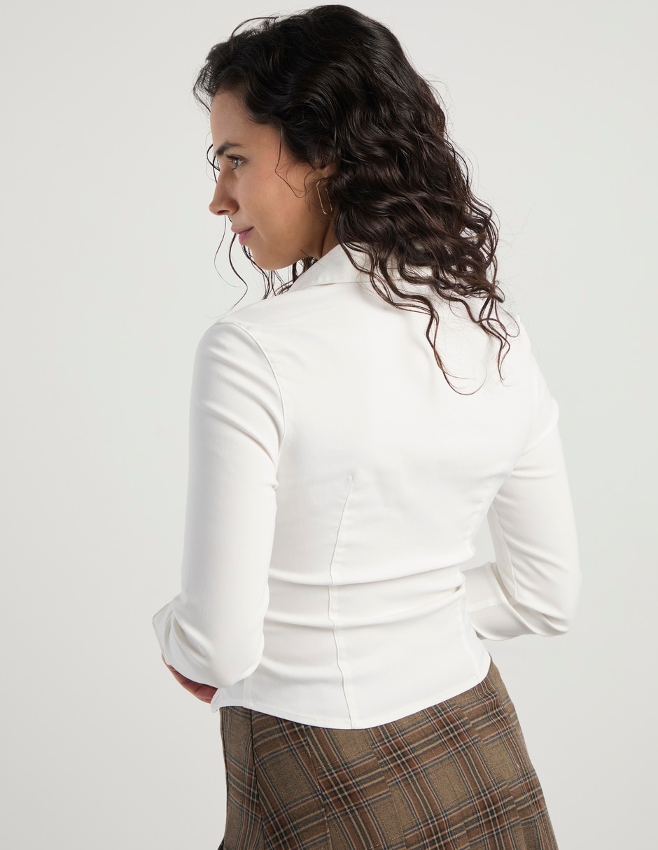 Blusa Adolfo Dominguez manga al codo para mujer 6