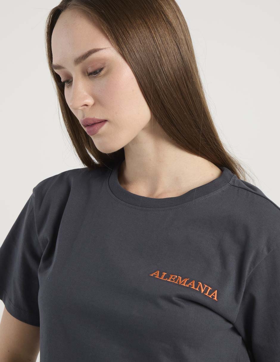 Playera manga corta cuello redondo mujer 3