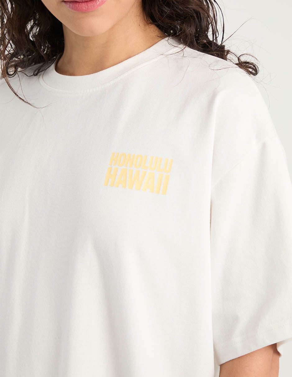 Playera manga al codo cuello redondo mujer 2