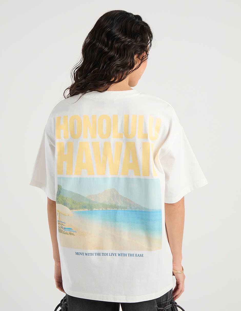 Playera manga al codo cuello redondo mujer 6