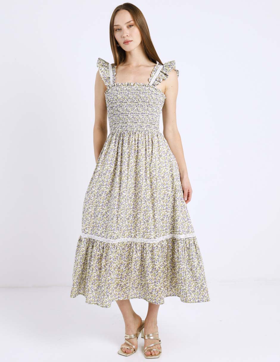 Vestido largo casual para mujer