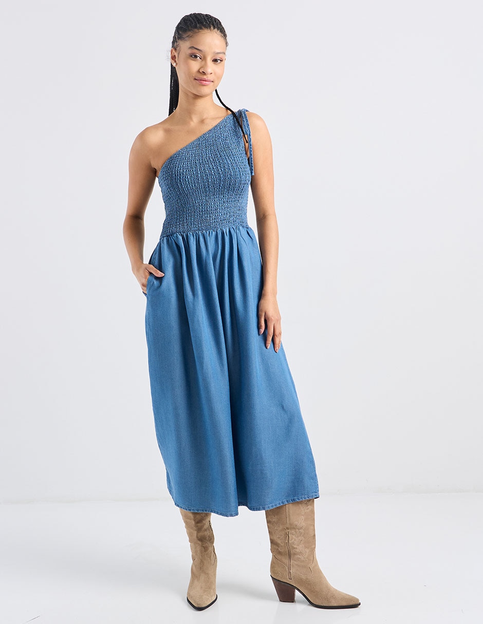 Vestido midi casual para mujer Vestido midi casual para mujer